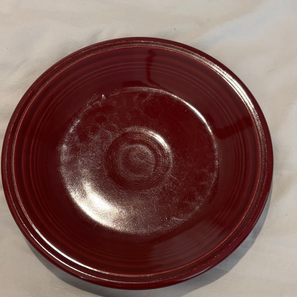 Fiesta ware Cinnabar 7 inch salad plate